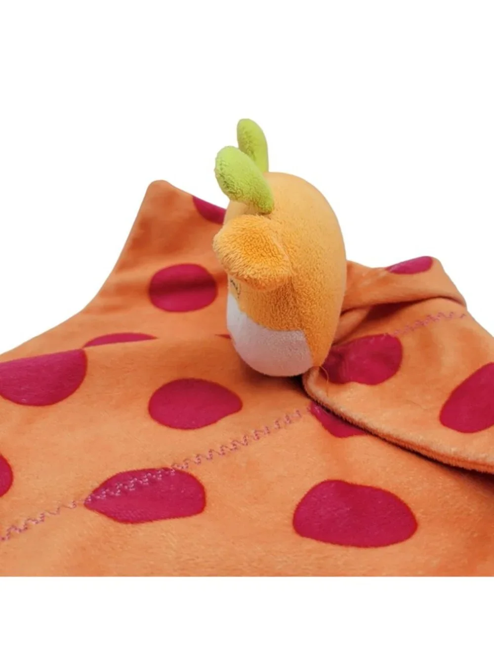 Carter's Giraffe Pink Dots Lovey Plush Orange 12
